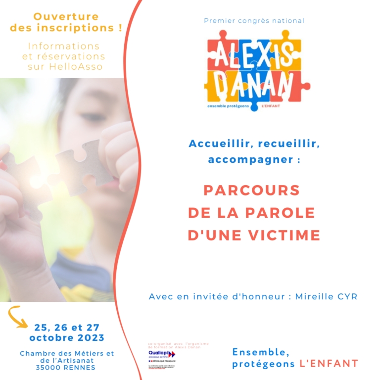 Lire la suite à propos de l’article Congrès “Parcours de la Parole d’une victime”